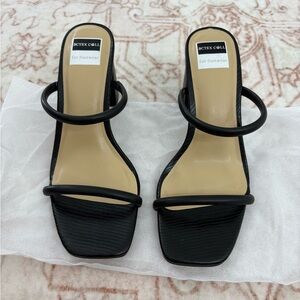 Black Women's Heeled Sandals